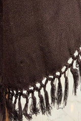 Jet Black Pahadi Stole