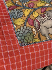 Handpainted Kalamkari Yoke