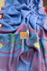 Dupattas Stoles Linen Jamdani