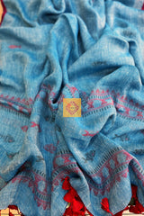 Dupattas Stoles Linen Jamdani