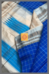 Blue Cotton Checkered Irkal