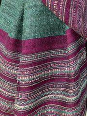 Peacock Green by Magenta Handwoven Tussar Silk Ghicha Bhujodi Stole