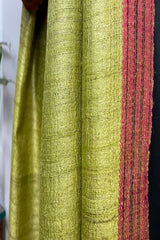 Mustrad-Green Pure Tussar Silk Dupatta