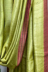 Mustrad-Green Pure Tussar Silk Dupatta