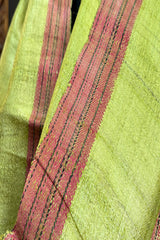 Mustrad-Green Pure Tussar Silk Dupatta