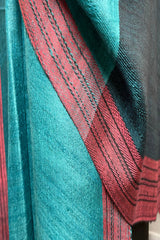 Firozi ( Chintamani Coloured) Pure Tussar Silk Dupatta