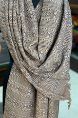 Camel Brown Pahadi Stole