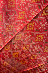 Red Pure Silk Rajkot Patola Dupatta