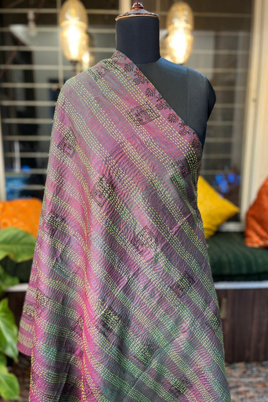 Silk Patchwork Dupatta