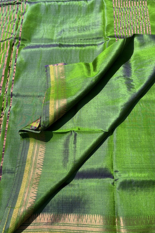 Green Inchpar Saree