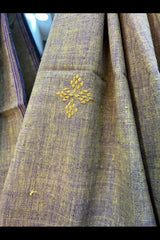 Dual Toned Mustard with Purple Lambani Stole