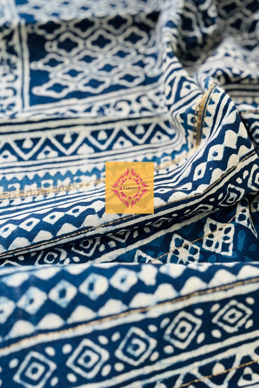 Chanderi Cotton Handblock Printed