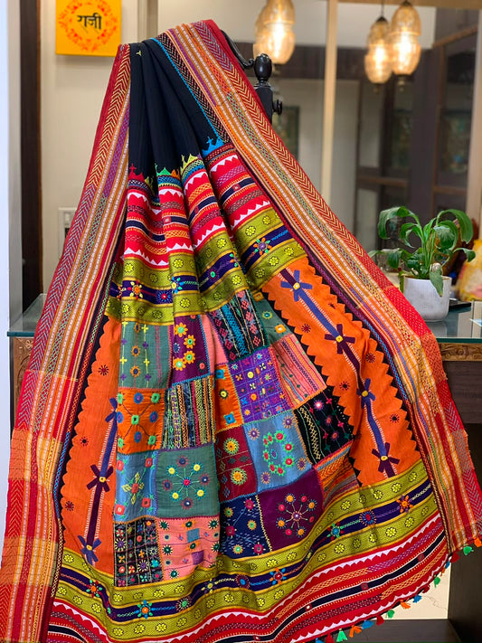 Black lambani saree