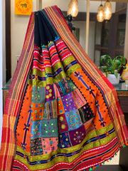 Black lambani saree